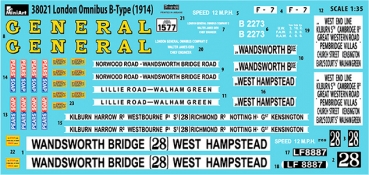 Preview: 1/35 LGOC B-Type London Omnibus (incl.PE & decals)