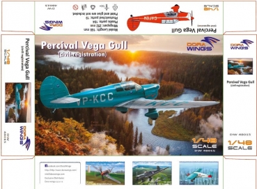 Preview: 1/48 Percival Vega Gull civilian registrations