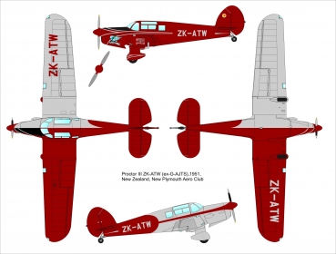 1/48 Percival Proctor Mk.III in civil service