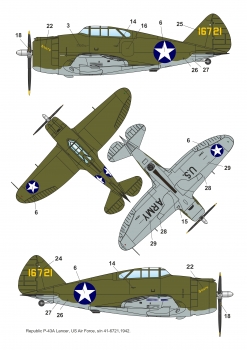 Preview: 1/48 Republic P-43A Lancer
