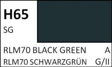 RLM 70 Schwarzgrün / RLM 70 Black Green H65