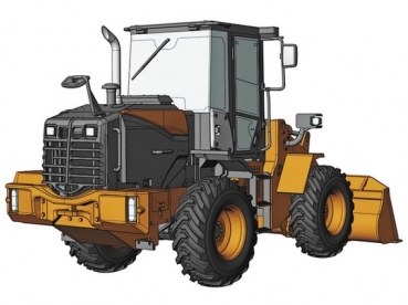 Preview: 1/35 Hitachi Wheel Loader Zw100-6