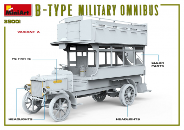 Preview: 1/35 B-TYPE MILITARY OMNIBUS (Old Bill Bus)