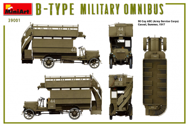 1/35 B-TYPE MILITARY OMNIBUS (Old Bill Bus)