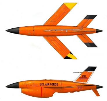 Preview: 1/72 BQM-34 Firebee with transport cart