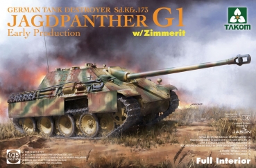 1/35 Jagdpanther Ausf.G1 Early Sd.Kfz.173 w/ Zimmerit & full interior