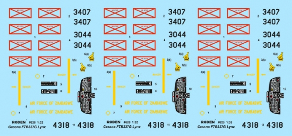 1/32 Reims FTB337G Lynx 'Bush war' (3x camo)