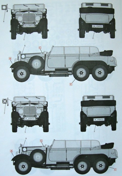 1/24 G4 (1935 production) German Personnel Car