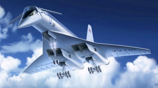 1/144 Tu-144 "Charger", Soviet Supersonic Passenger Aircraft