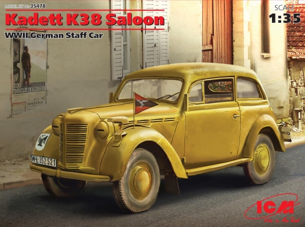 1/35 Kadett K38 Saloon, WWII German Staff Car