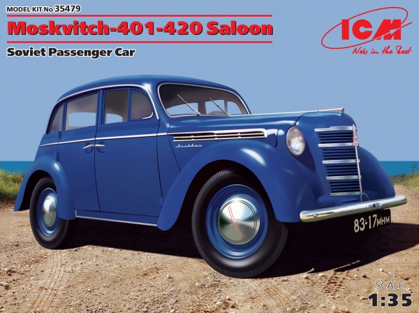 1/35 Moskvitch-401-420 Saloon, Soviet Passenger Car