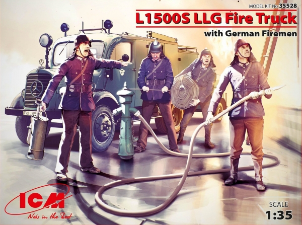 1/35 L1500S LLG Fire Truck with German Firemen