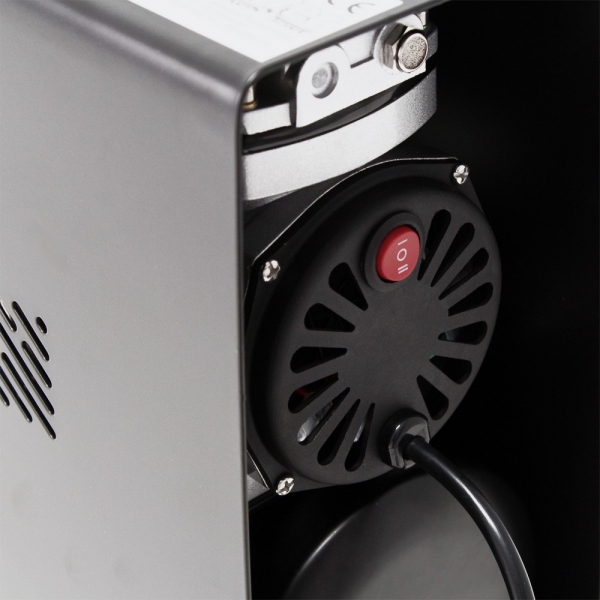 Airbrush Kompressor AF196AW Lufttank 2 Zylinder Kolben