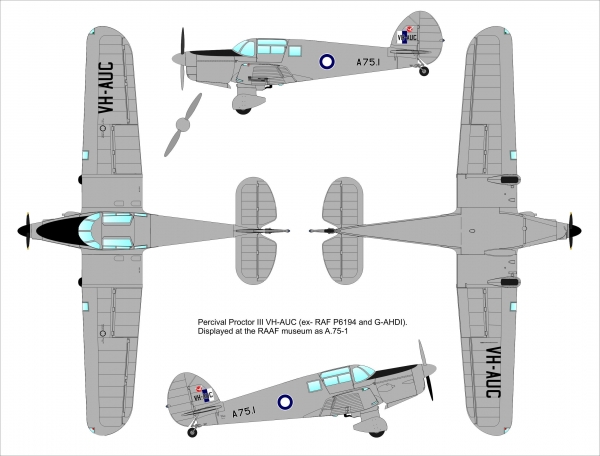 1/48 Percival Proctor Mk.III in civil service