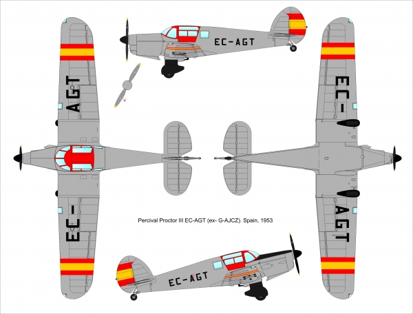 1/48 Percival Proctor Mk.III in civil service