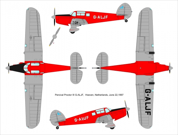 1/48 Percival Proctor Mk.III in civil service