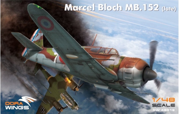 1/48 Marcel-Bloch MB.152C.1 - Four options in decals