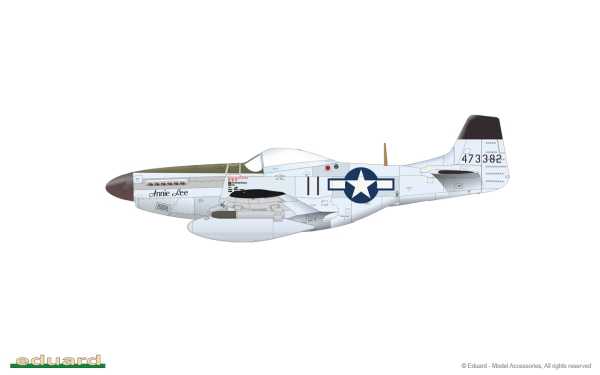 1/48 North-American P-51D Mustang VERY LONG RANGE