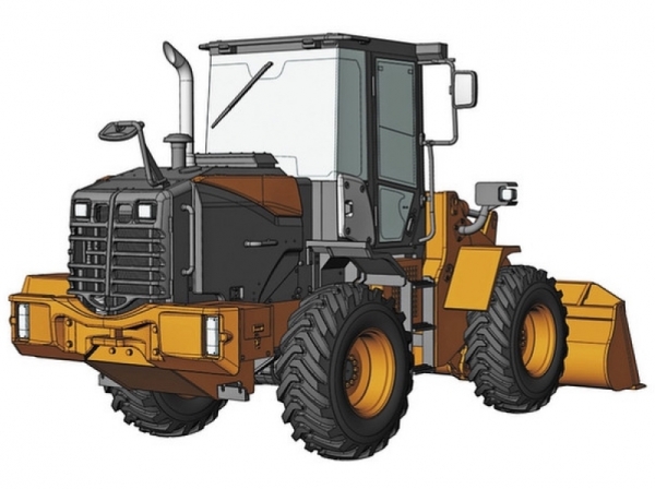 1/35 Hitachi Wheel Loader Zw100-6