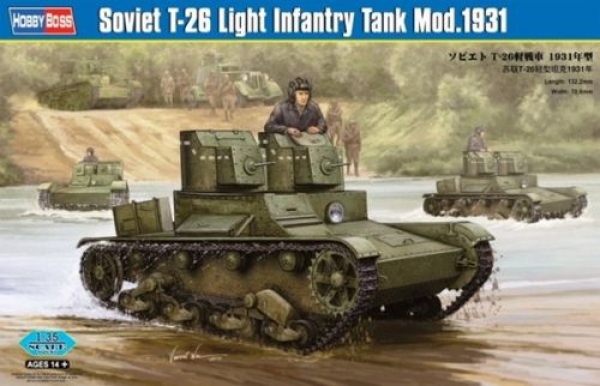 1/35 Soviet T-26 Light Infantry Tank Mod 1931