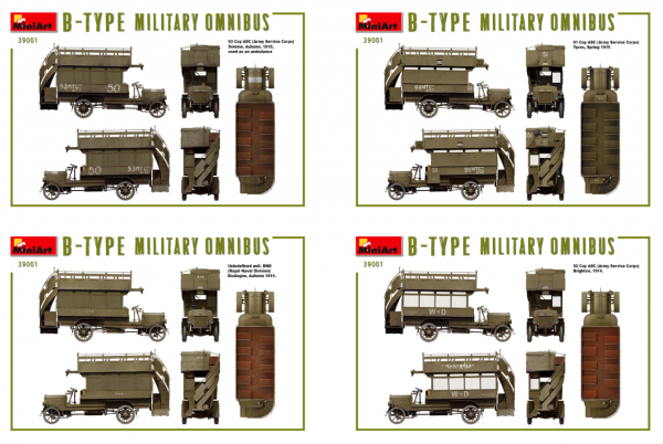 1/35 B-TYPE MILITARY OMNIBUS (Old Bill Bus)