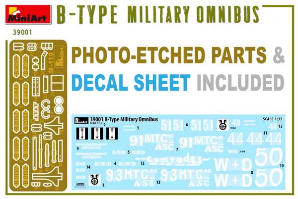 1/35 B-TYPE MILITARY OMNIBUS (Old Bill Bus)