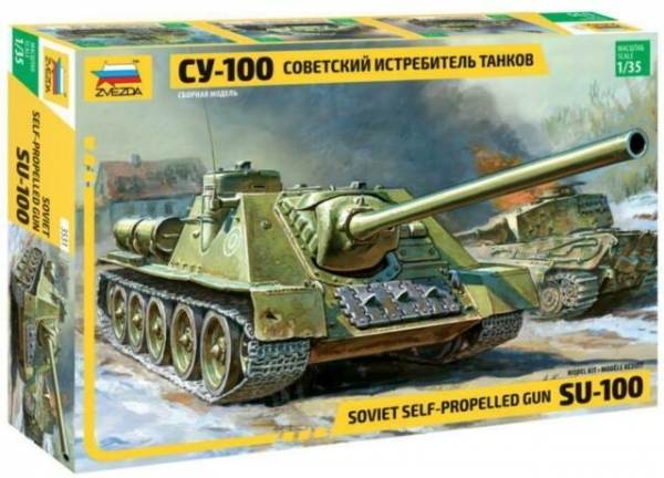 1/35 SU-100 Soviet self-propelled gun